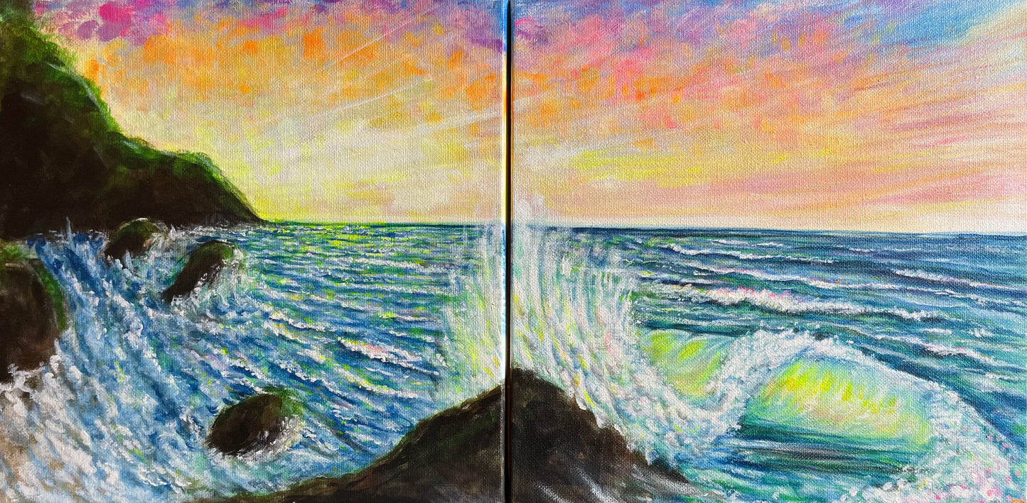 Sunrise Split, 10" set of 2