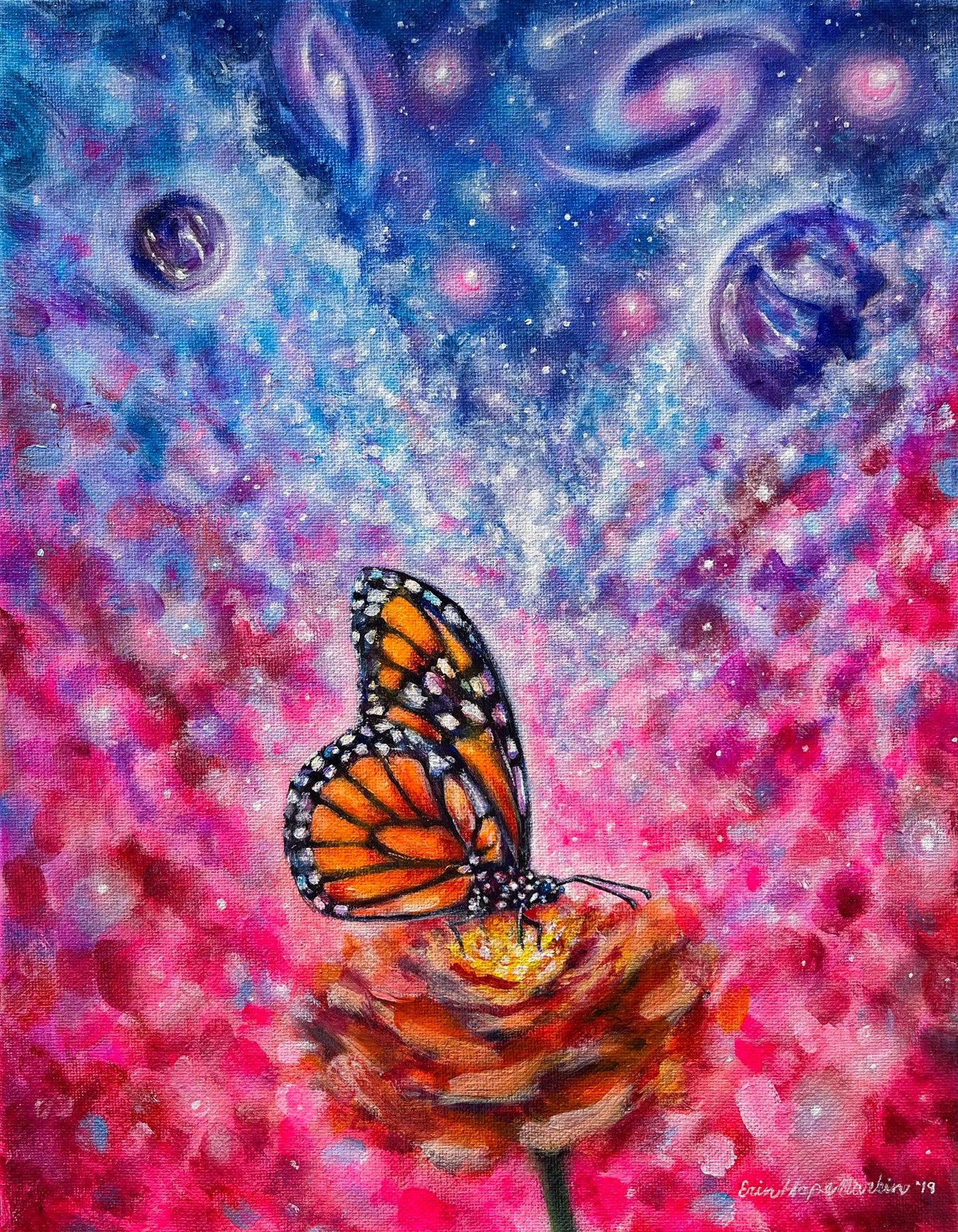 Cosmic Monarch, 11"x14"