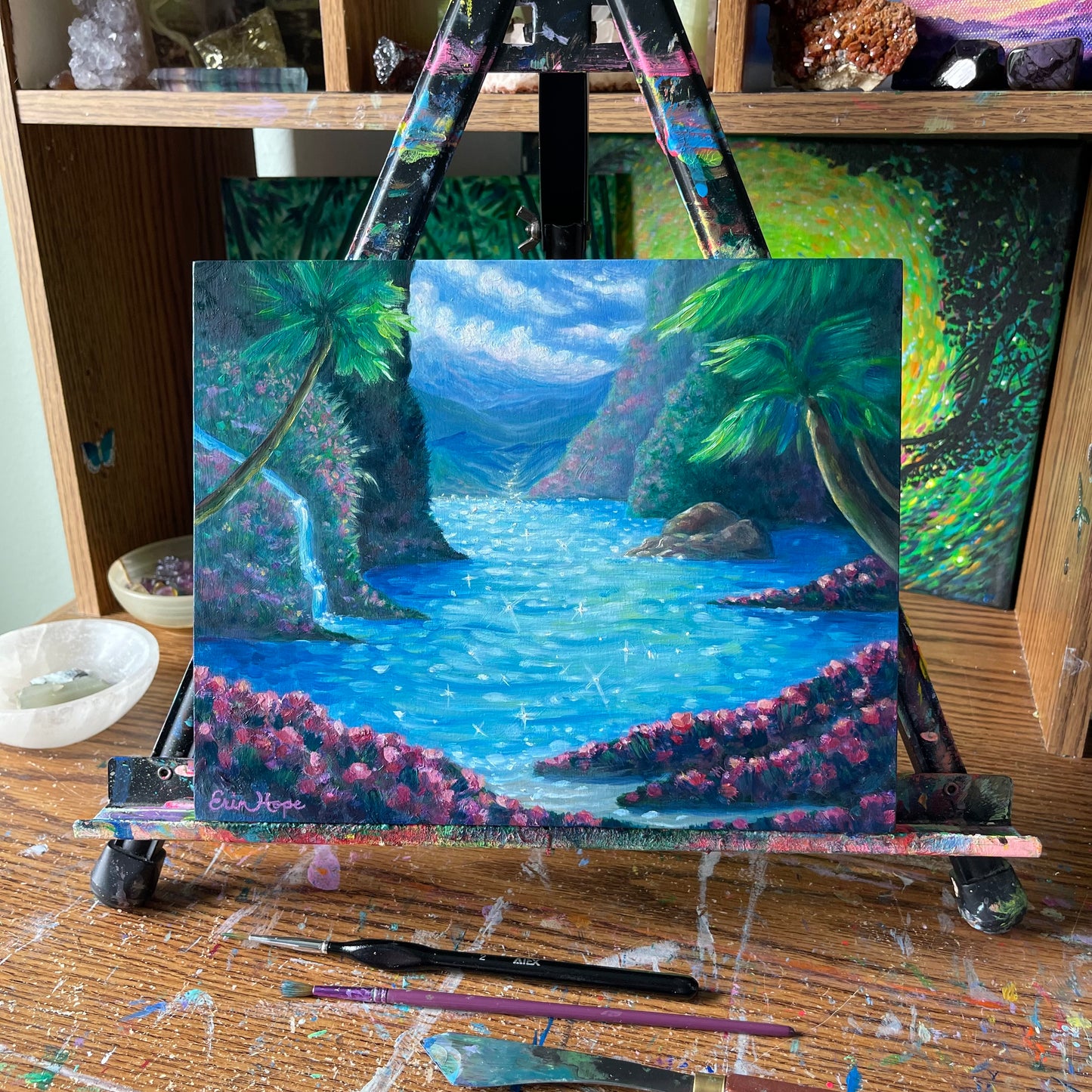 Lagoon of Light, 8”x10”
