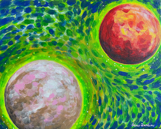 Venus and Mars, 8"x10"