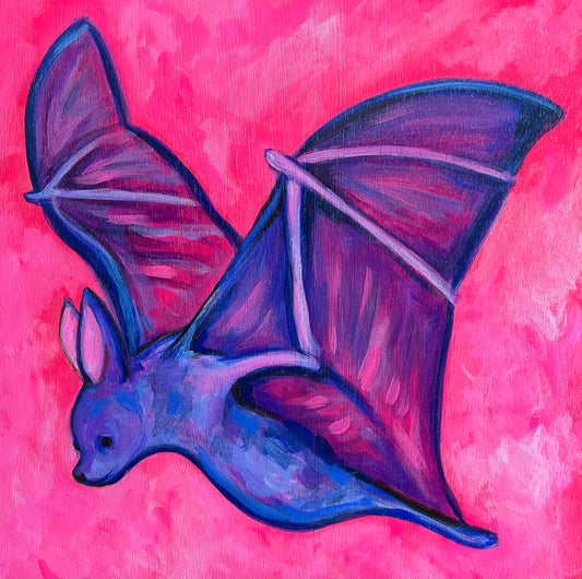 Fluorescent Bat, 10"