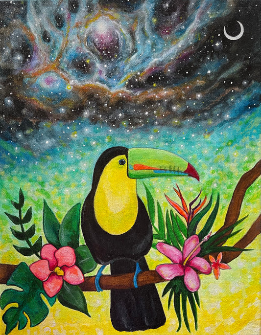 Toucan of Time, 11"x14"