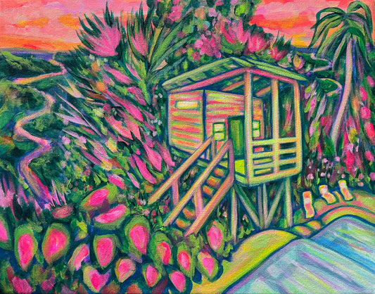 Tropical Hideaway, 11"x14"